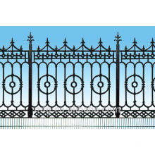 Ornamental Cast Iron Fence / 2015 China fabricação de ferro fundido quintal cerca